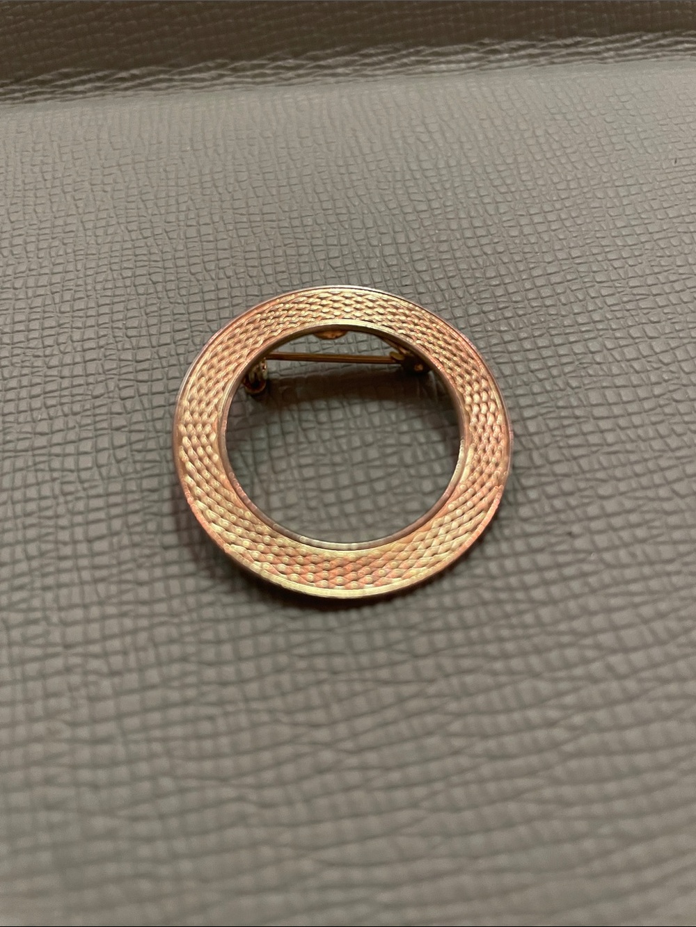 Vintage gold tone brooch